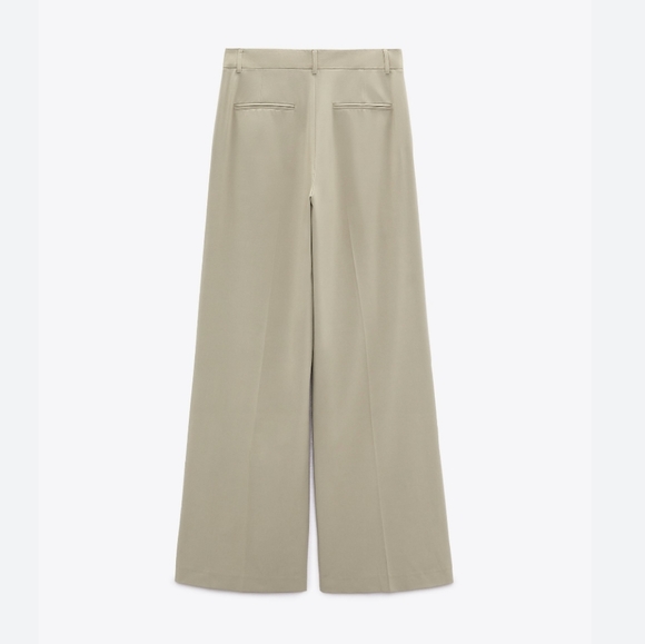 Zara Pleated Pants Wide Leg - Picture 6 of 7